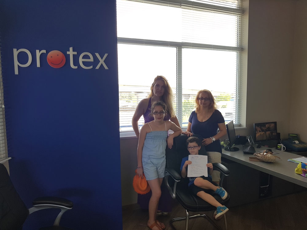 Μεγάλος διαγωνισμός Protex - Απονομή δώρου