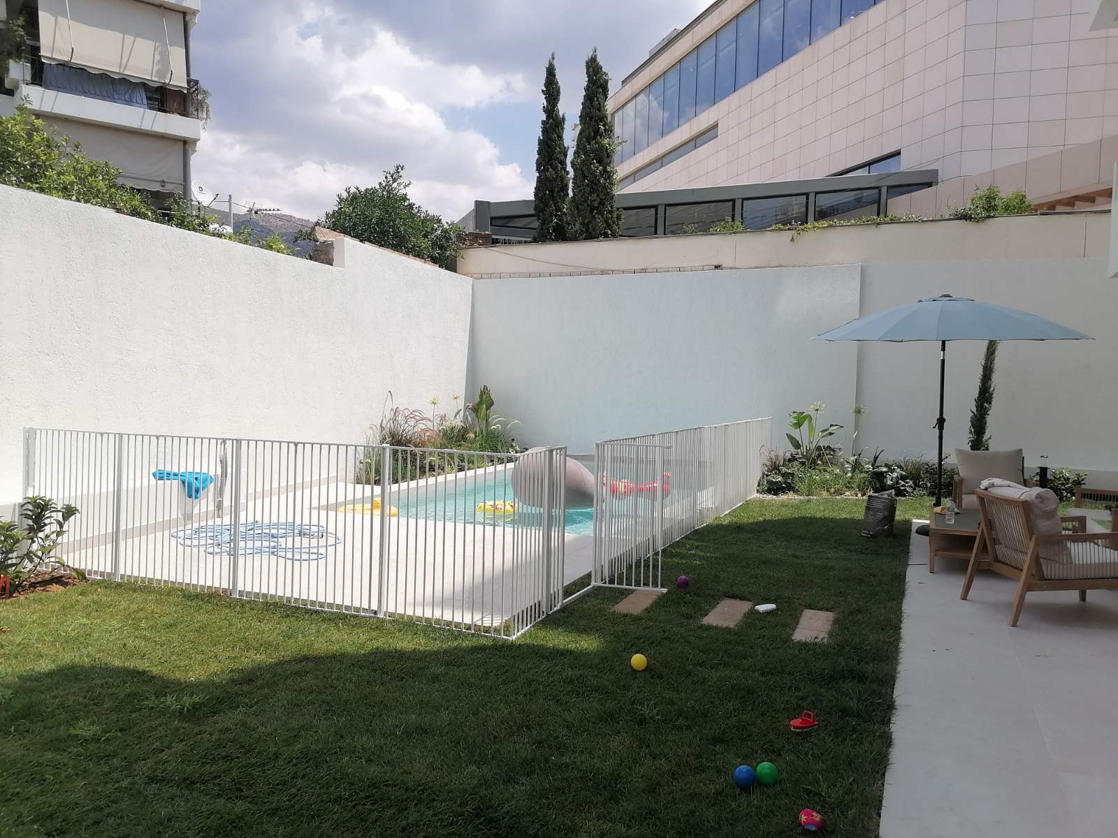 Κάγκελα για την πισίνα - Protex