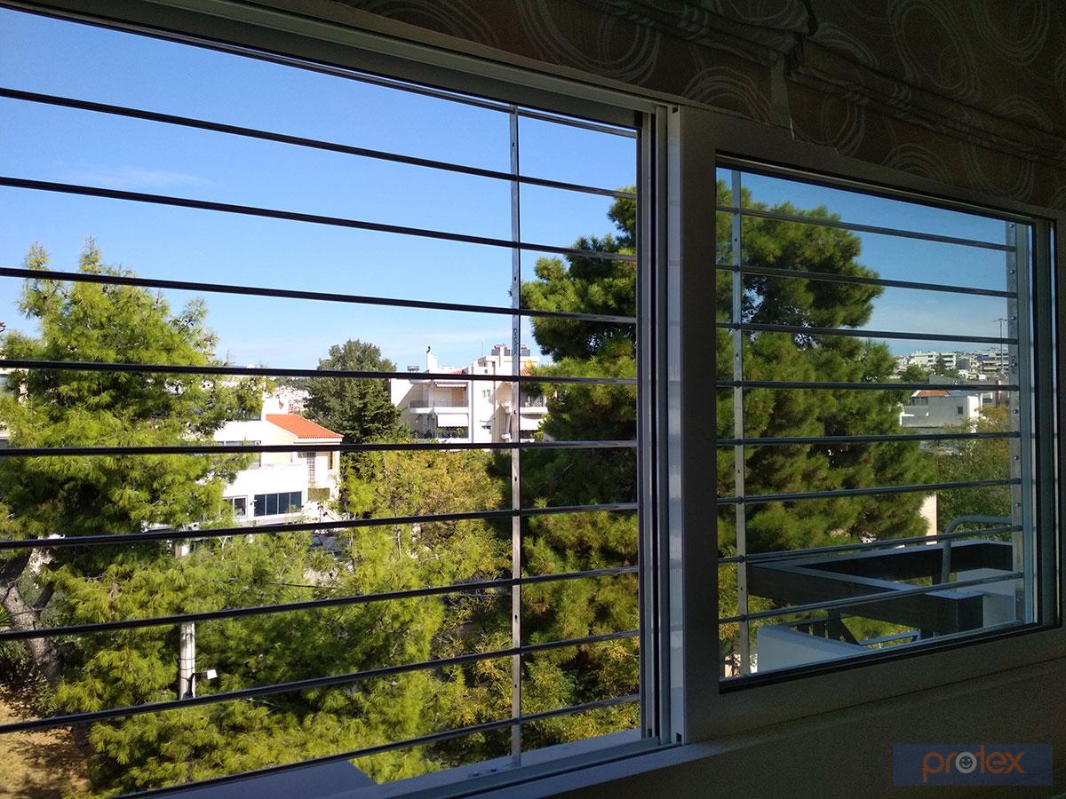Προστατευτικά κάγκελα για παράθυρα - Protex